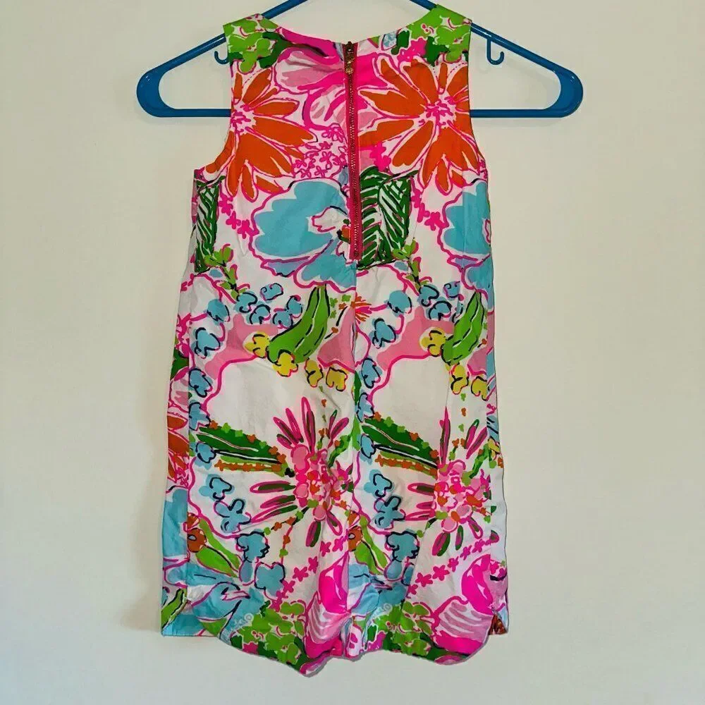 Lilly Pulitzer Nosey Posey 20th Anniversary Target Dress Girls SIZE S (6/6X)